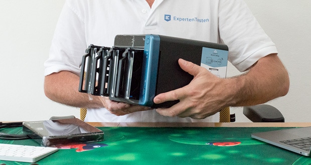 QNAP TS-453Be Festplattengehäuse im akuellen Verbrauchertest