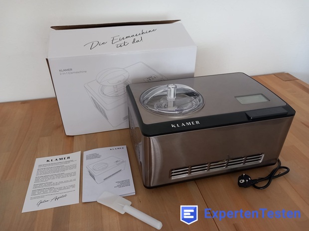 KLAMER 2-in-1 Eismaschine & Joghurtbereiter 2 L