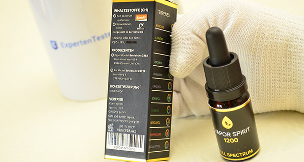 Vapor Spirit Ktipp CBD Öl im akuellen Verbrauchertest