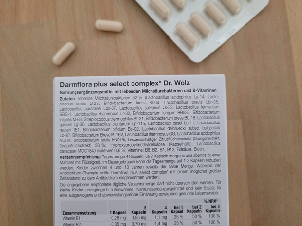Dr. Wolz_Darmflora plus select Magen-Darm Komplex im akuellen Verbrauchertest
