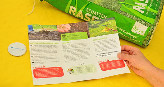 NovaGreen Schattenrasen im akuellen Verbrauchertest