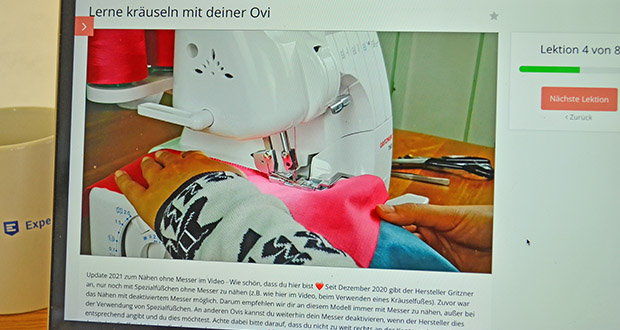 Overlocknaehmaschine.info Overlock Nähkurs