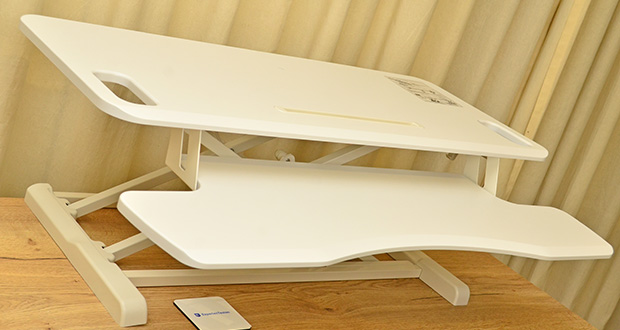 Worktrainer UPdesk Cross Large Sitz Steh Erhöhung Gasfeder im Test