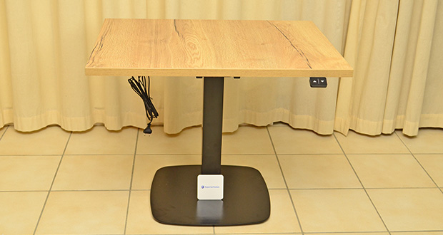 Worktrainer TinyDesk Gasfeder 1-beiniger Sitz-Steh-Schreibtisch im Test