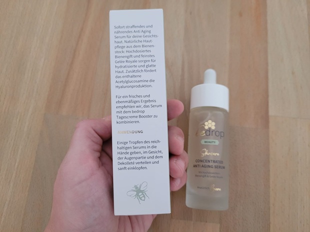 bedrop_CONCENTRATED ANTI AGING SERUM Antifaltencreme im akuellen Verbrauchertest