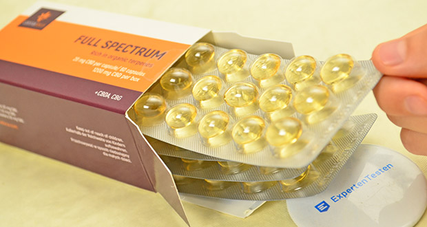 Cannadoca Vollspektrum CBD Kapsel im akuellen Verbrauchertest