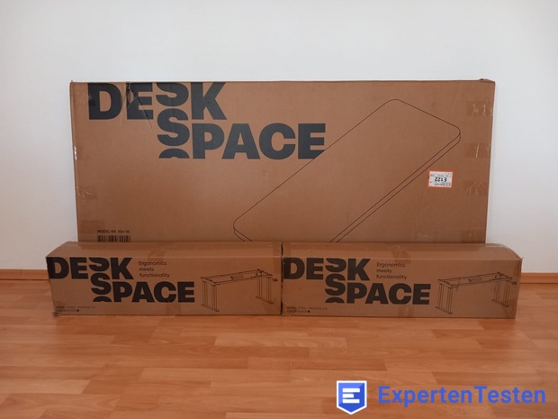 DESKSPACE_TITAN Höhenverstellbarer Schreibtisch in der neuesten Teststrecke