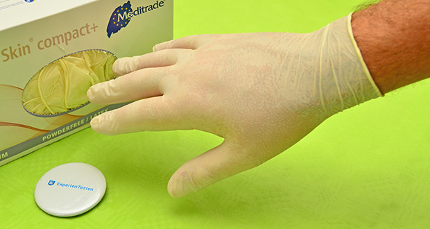 Meditrade Gentle Skin compact+ Einmalhandschuh blau im akuellen Verbrauchertest