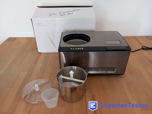 KLAMER 2-in-1 Eismaschine & Joghurtbereiter 2 L Eismaschine im akuellen Verbrauchertest