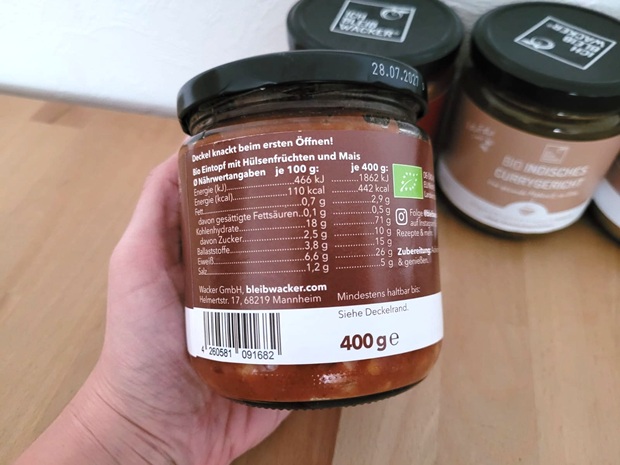 BLEIB WACKER_Probierpaket Fertiggerichte