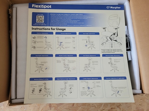 FLEXISPOT_Ergonomischer Bürostuhl C7 Morpher