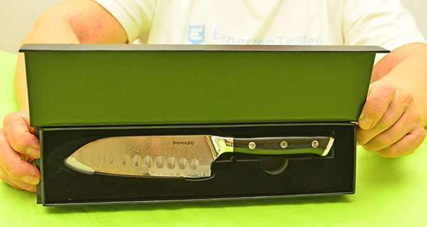 DAMASO Santoku Damastmesser im akuellen Verbrauchertest