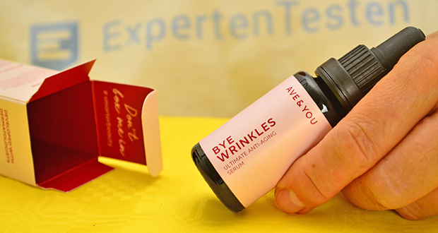 AVE & YOU Bye Wrinkles Hyaluron Serum im akuellen Verbrauchertest