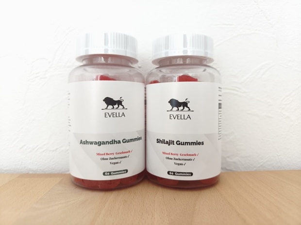 EVELLA_Shilajit & Ashwagandha Gummies