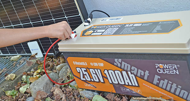 Power Queen LiFePO4 Smart Solarbatterie im Test