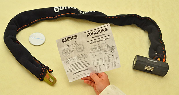 Kohlburg Göteborg Fahrradschloss im akuellen Verbrauchertest