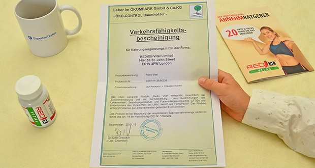 Redix Vital Präparat zum Abnehmen im akuellen Verbrauchertest