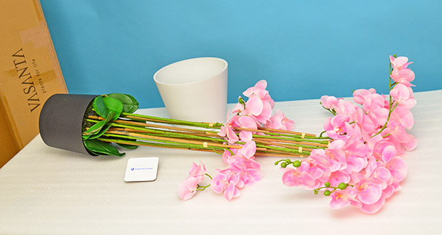 VASANTA Orchidee Test  realistischer Ersatz zur echten Pflanze