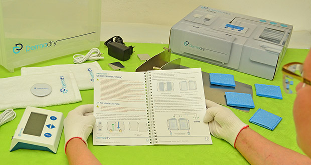 Dermadry Total Iontophoresegerät im akuellen Verbrauchertest