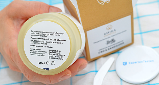 Amiga Cosmetics Gesichtscreme im akuellen Verbrauchertest