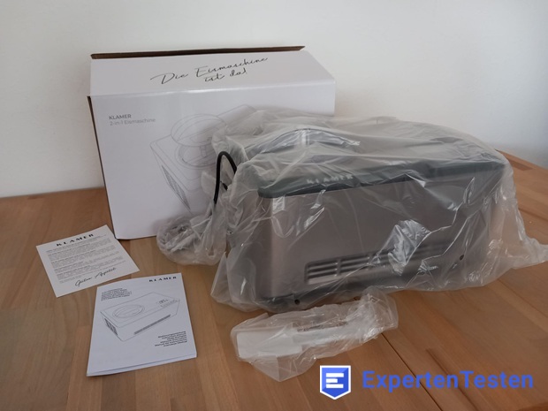 KLAMER 2-in-1 Eismaschine & Joghurtbereiter 2 L