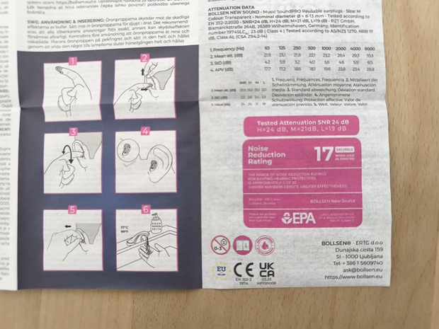 Ohrstöpsel BOLLSEN_Music SoundPRO Test BOLLSEN_Music SoundPRO Ohrstöpsel im neuesten Praxistest