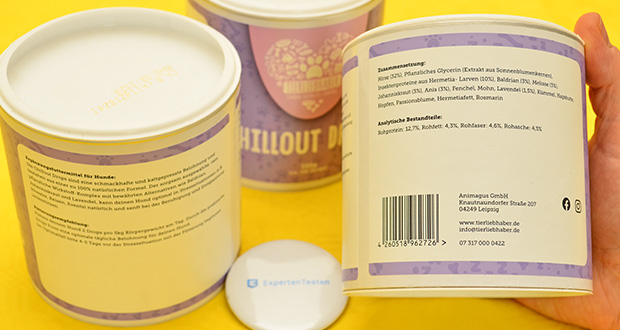 Tierliebhaber Chillout Hundefutter im akuellen Verbrauchertest