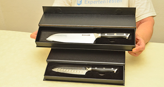 DAMASO Pearl Santoku Damastmesser im akuellen Verbrauchertest