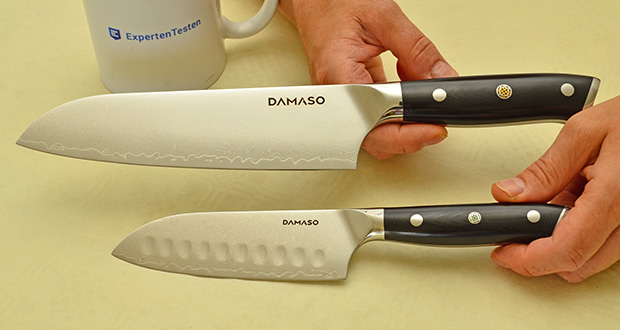 DAMASO Pearl Santoku Damastmesser im akuellen Verbrauchertest