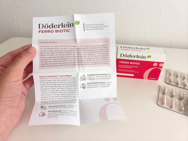 Eisenpräparat Döderlein_Ferro Biotic Test Döderlein_Ferro Biotic Eisenpräparat im neuesten Praxistest