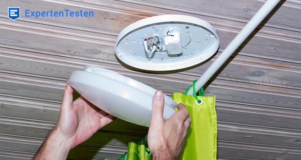 Installationsart von Deckenleuchten im Test