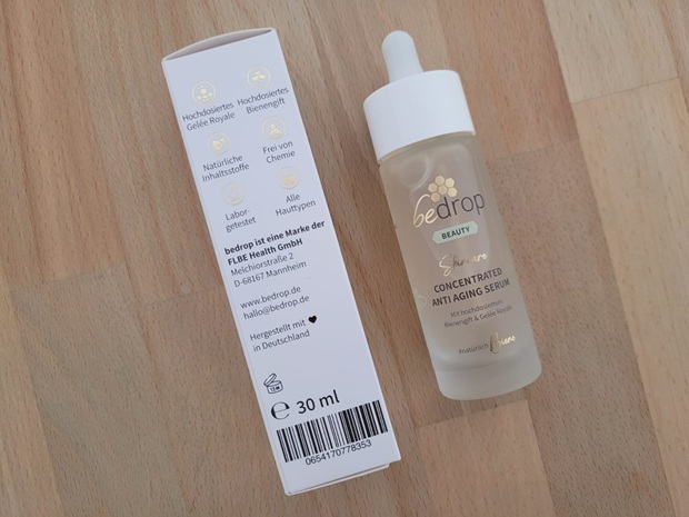 bedrop_CONCENTRATED ANTI AGING SERUM Antifaltencreme im akuellen Verbrauchertest