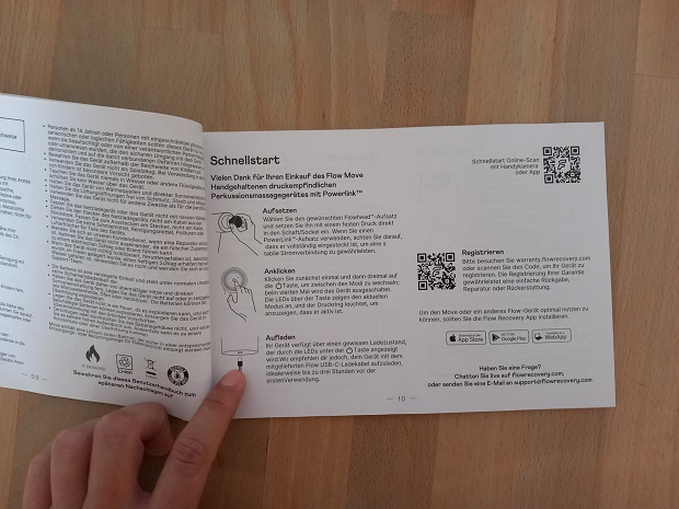 Flow®_MOVE Massagepistole im akuellen Verbrauchertest