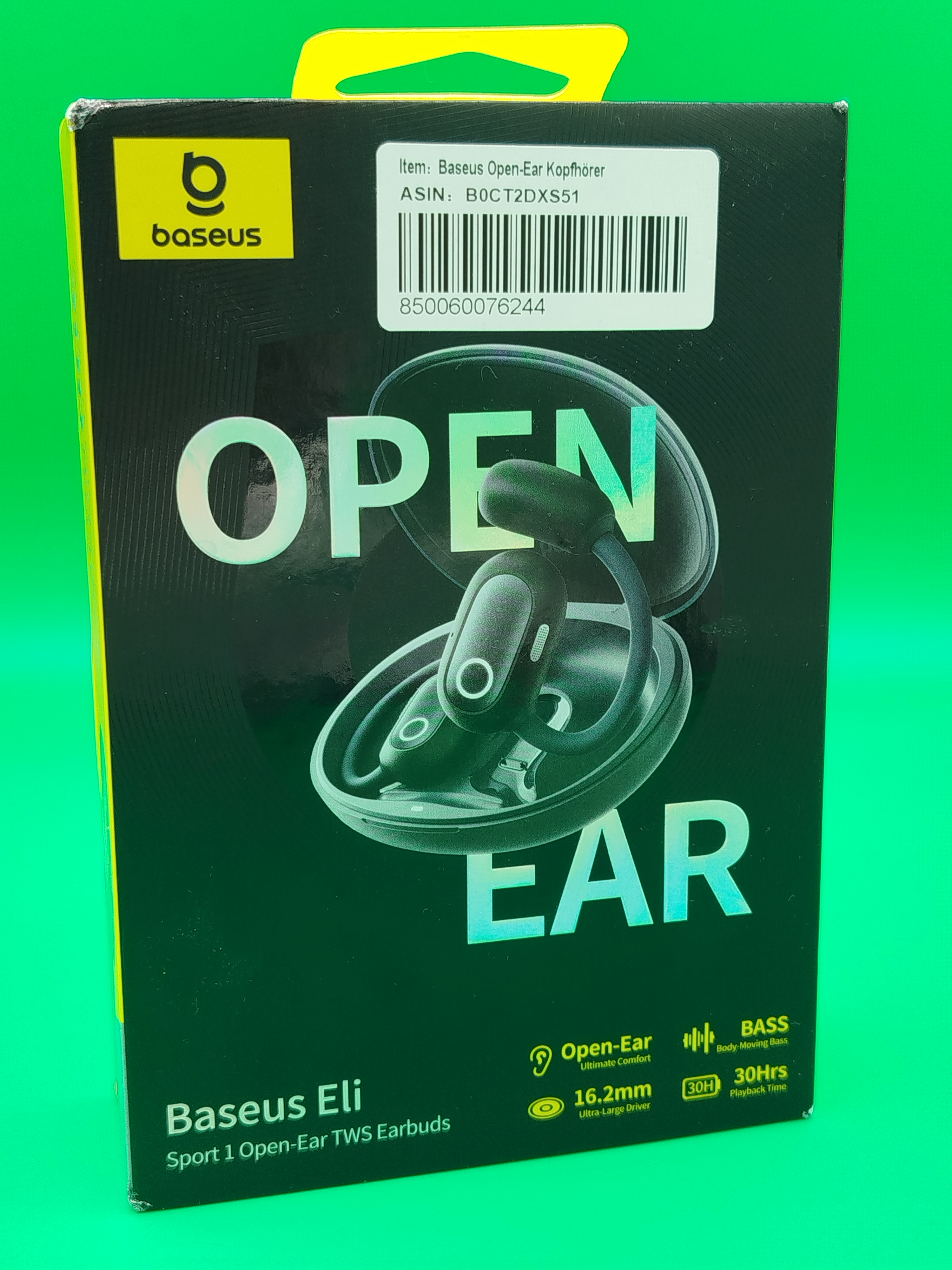 Baseus - Open Ear écouteurs sans fil pour le sport dans le test de produit le plus récent