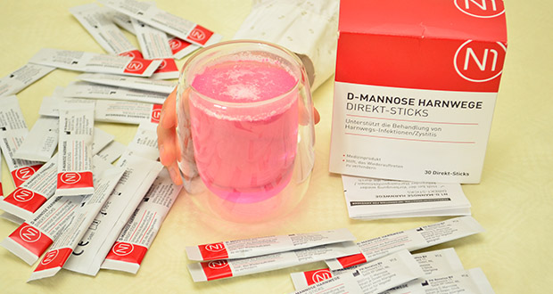 Wirksamkeit der N1 D-Mannose Direkt-Sticks im Test