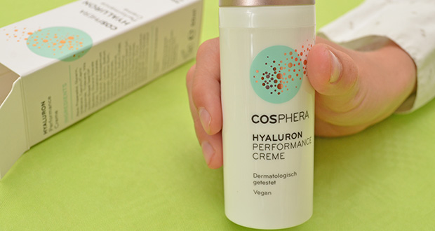 Feuchtigkeitsspendende Hyaluron Performance Creme von Cosphera